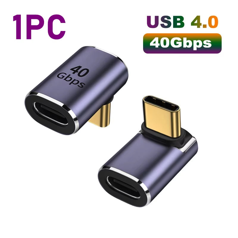 Adaptador Extensor USB‑C 8 K | 40 Gbps | 100 W PD – Protección y Rendimiento Premium
