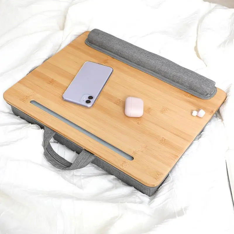 Soporte Multifuncional Portátil Ergonómico para Laptop con Almohadilla