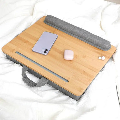 Soporte Multifuncional Portátil Ergonómico para Laptop con Almohadilla