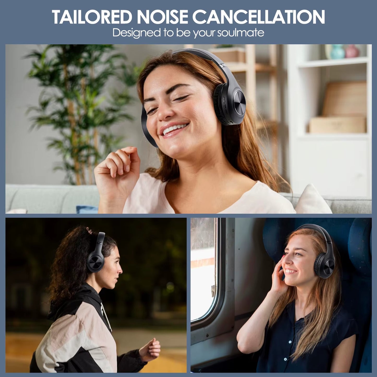 Auriculares inalámbricos ANC923 con cancelación activa de ruido Siindoo Edition