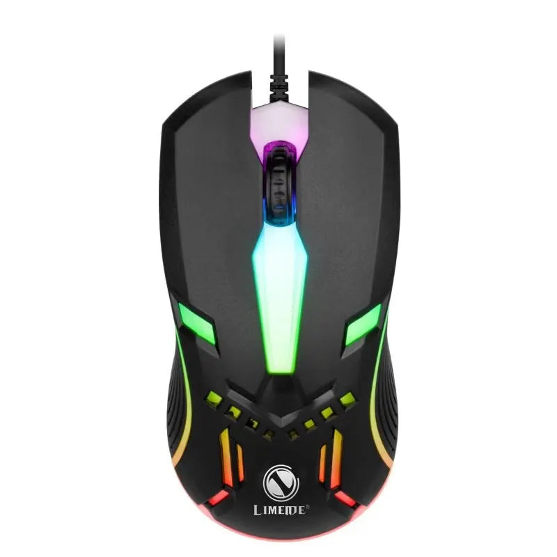 Mouse Óptico Alámbrico con Retroiluminación S1