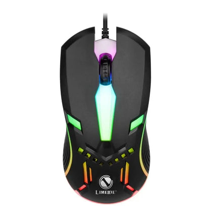 Mouse Óptico Alámbrico con Retroiluminación S1