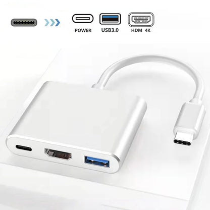 Hub USB Tipo C Multiport HDMI 4K USB 3.0 Carga