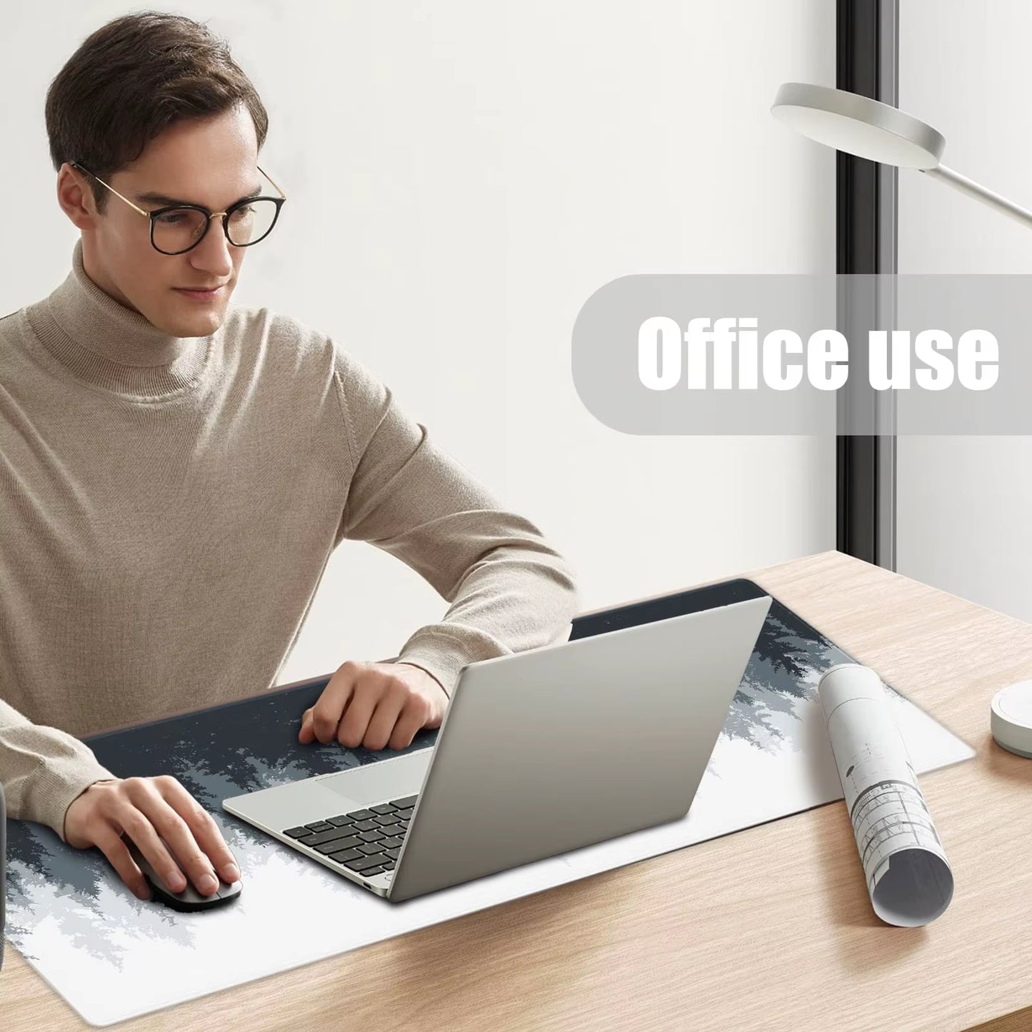 Alfombrilla Antideslizante XXL para Mouse y Teclado