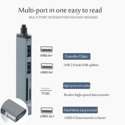 HUB USB 5 en 1