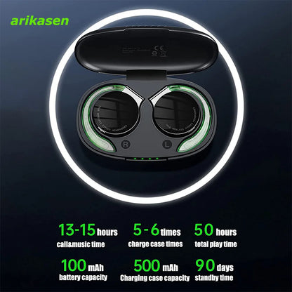 Auriculares abiertos TWS Bluetooth con cancelación de ruido
