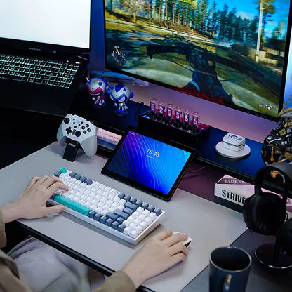 Teclado Gamer Mecánico 94 Teclas RGB con Switch Intercambiable – Machenike K500