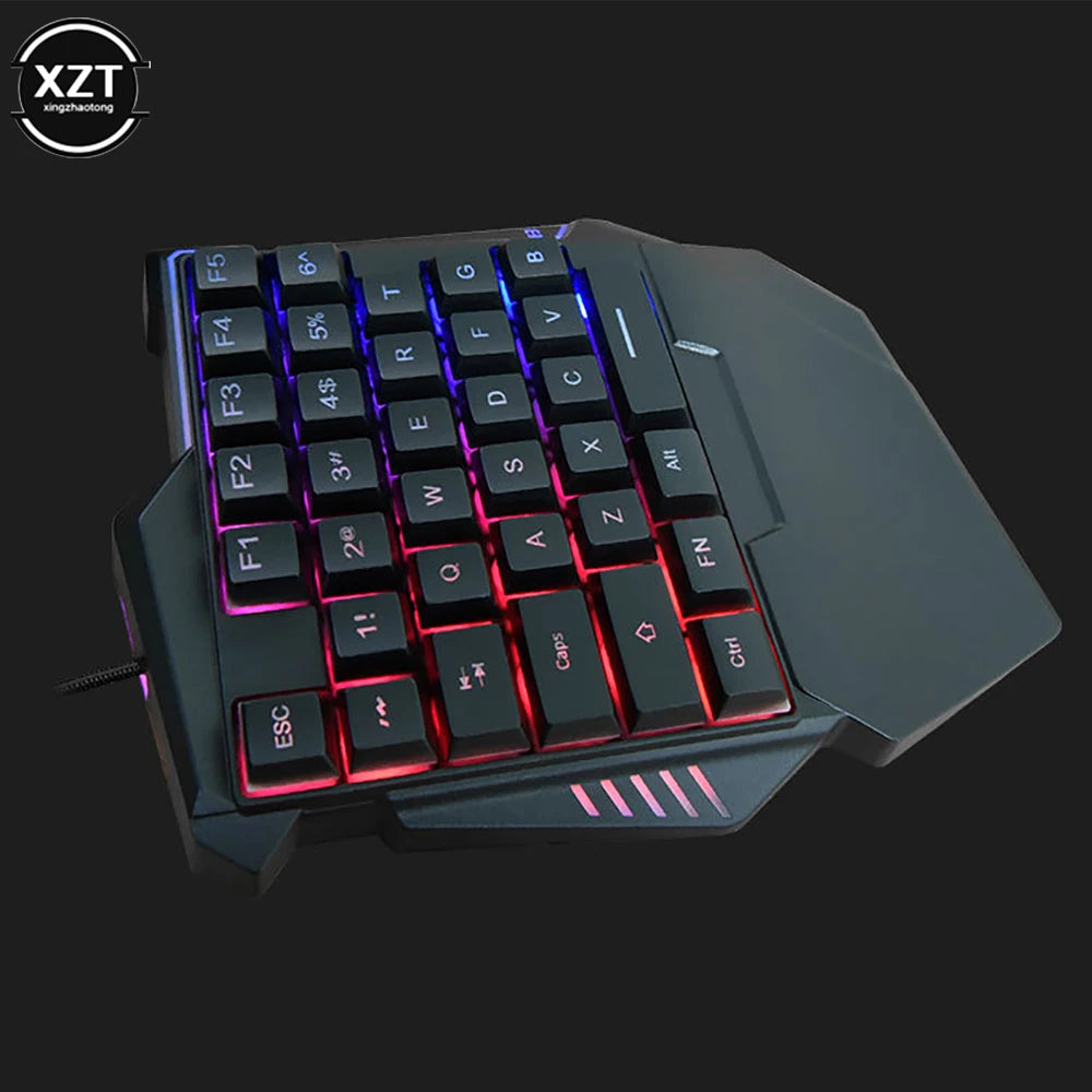 Teclado mecánico de una mano USB 35 Teclas