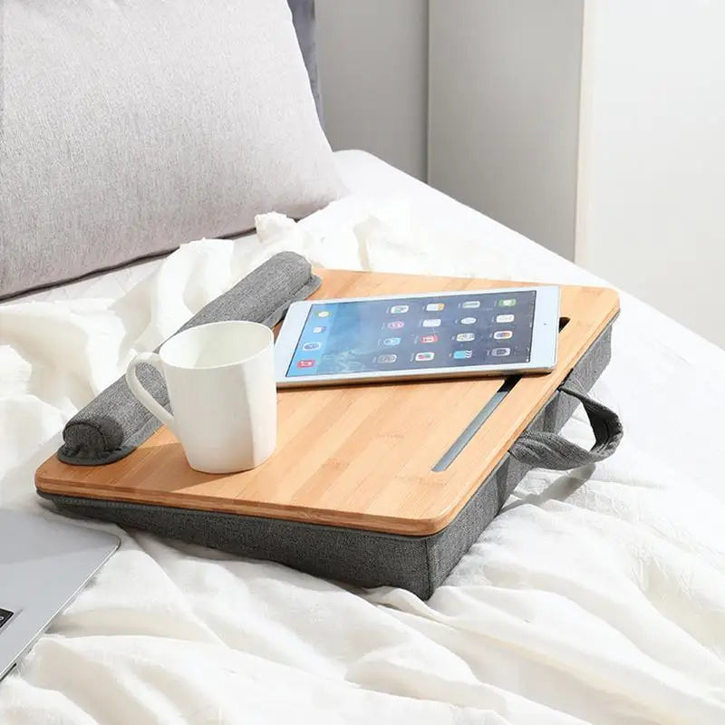 Soporte Multifuncional Portátil Ergonómico para Laptop con Almohadilla