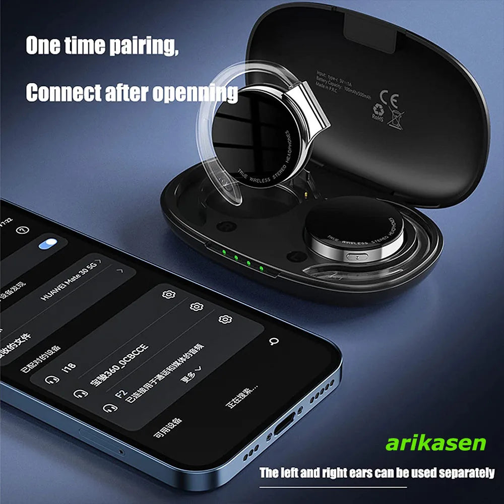 Auriculares abiertos TWS Bluetooth con cancelación de ruido