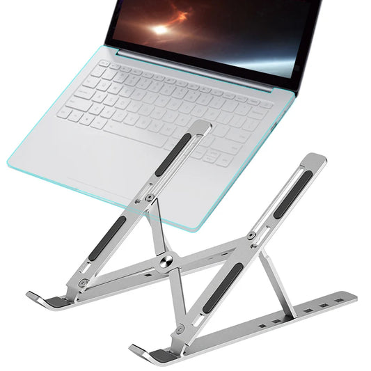 Soporte Plegable de Altura Ajustable de Aluminio para Laptop