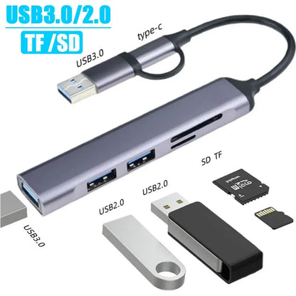 HUB USB 5 en 1