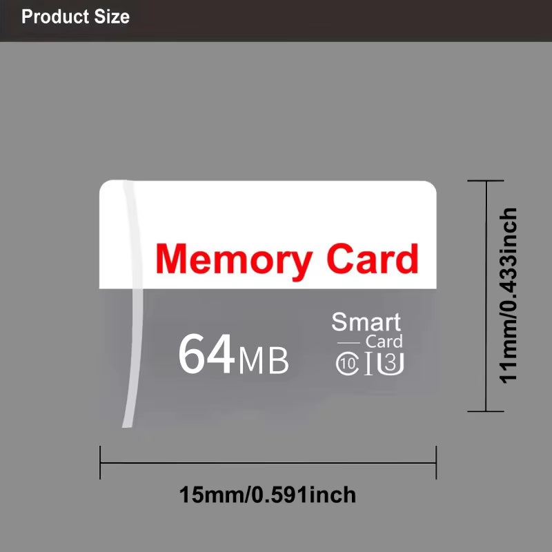 Tarjeta de Memoria SD 64MB, 128MB, 256MB, 512MB