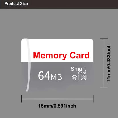 Tarjeta de Memoria SD 64MB, 128MB, 256MB, 512MB