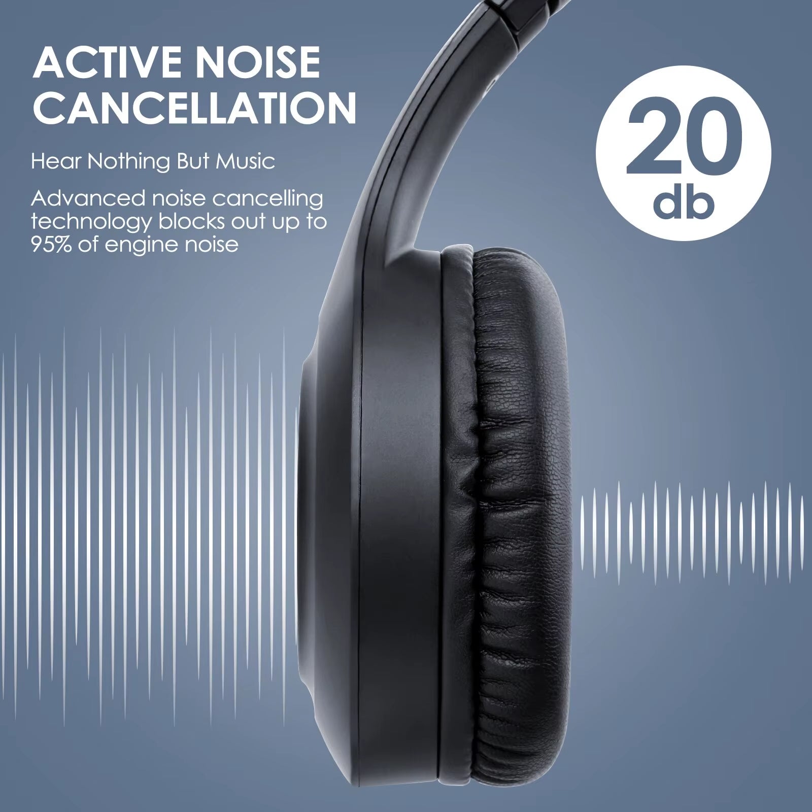 Auriculares inalámbricos ANC923 con cancelación activa de ruido Siindoo Edition