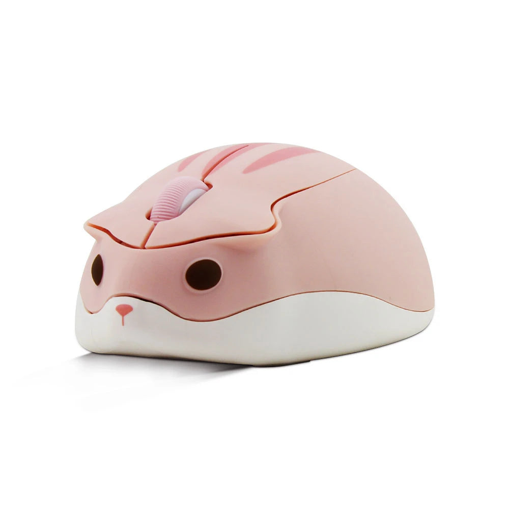 Mouse Inalámbrico Hamster CutePro - Óptico 1600DPI para Mano Pequeña
