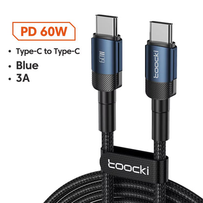 Cable de Carga Súper Rápida USB-C 100W | Alta Velocidad y Resistencia