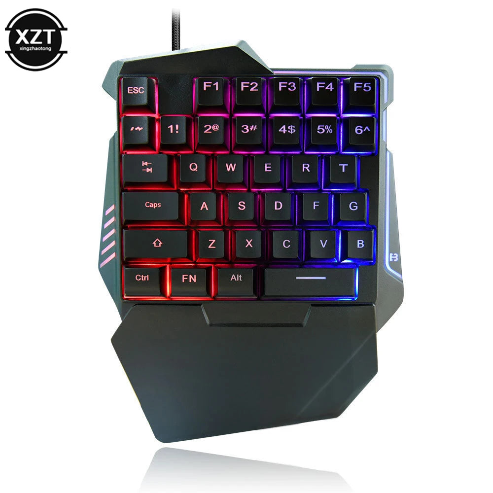 Teclado mecánico de una mano USB 35 Teclas