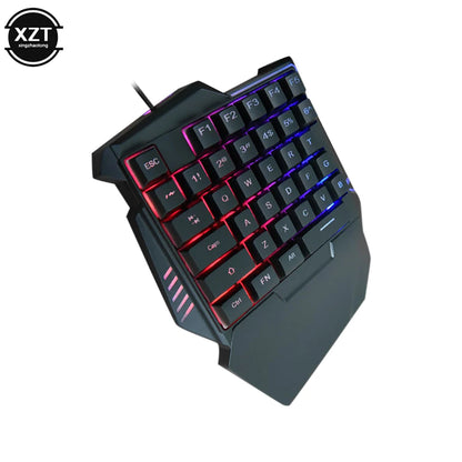 Teclado mecánico de una mano USB 35 Teclas