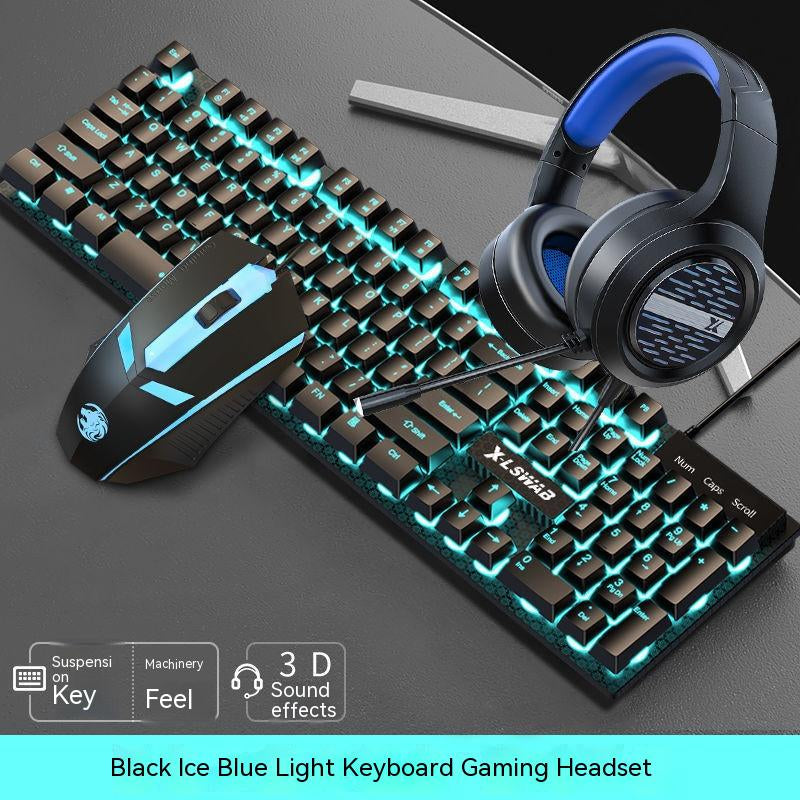 Set Gamer de 3 en 1 Teclado + Ratón + Auriculares