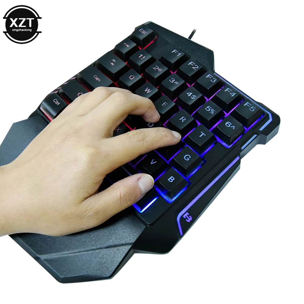 Teclado mecánico de una mano USB 35 Teclas