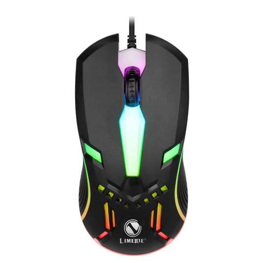 Mouse Óptico Alámbrico con Retroiluminación S1