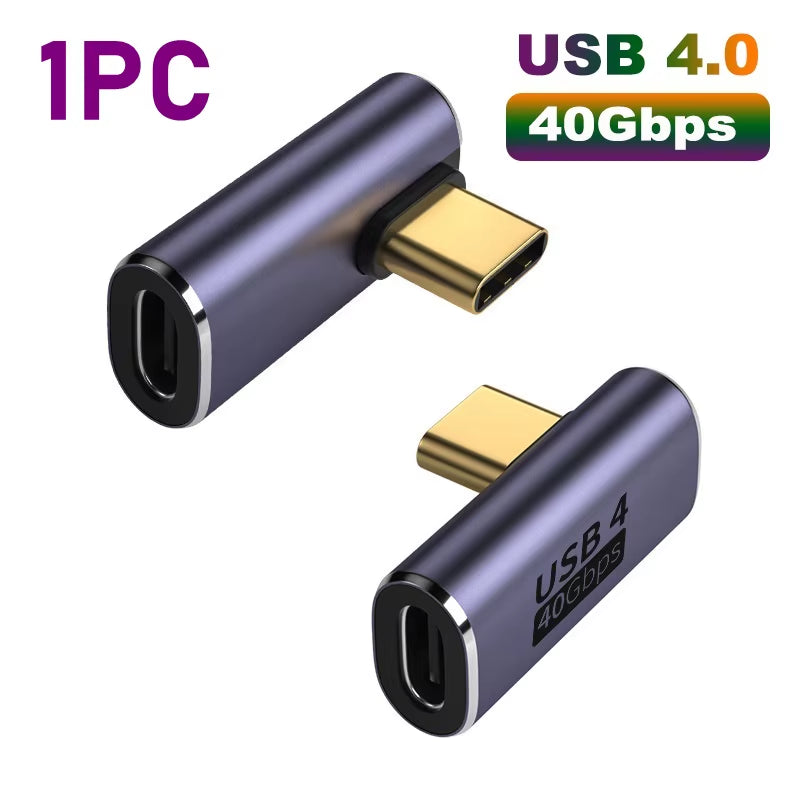 Adaptador Extensor USB‑C 8 K | 40 Gbps | 100 W PD – Protección y Rendimiento Premium